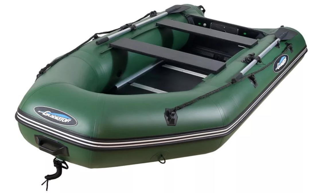 МОТОРНО-ГРЕБНАЯ ЛОДКА ПВХ GLADIATOR А 340 ТК С ФАНЕРНЫМ ПОЛОМ в Череповце