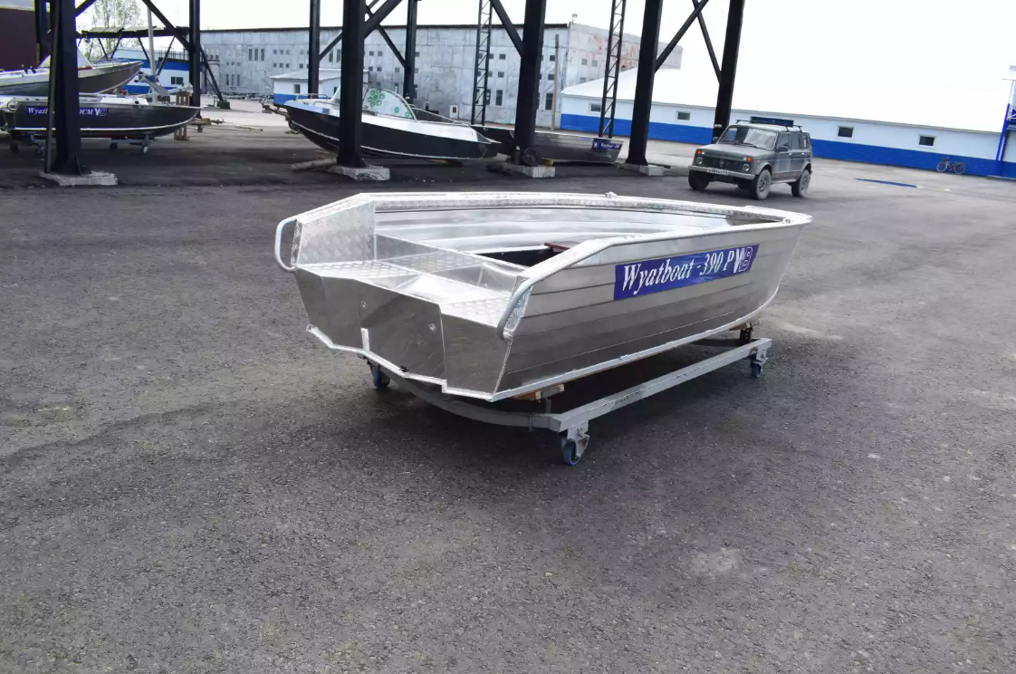 Алюминиевая лодка Wyatboat-390Р Увеличенный борт в Череповце