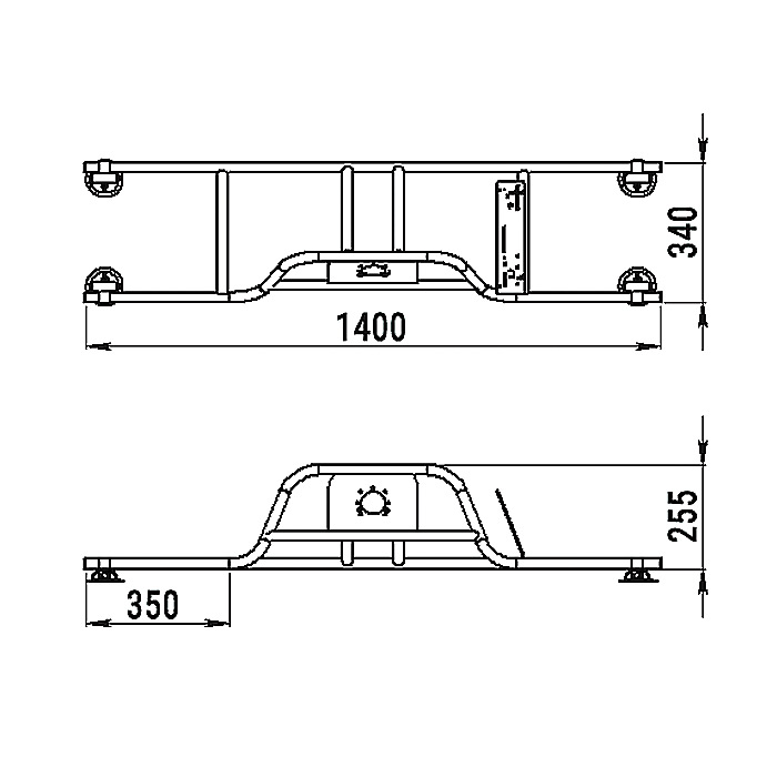 Стойка рулевая с бортовым креплением малая в Череповце