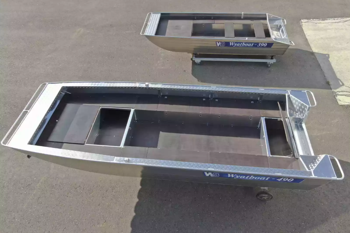 Алюминиевая лодка Wyatboat-490 Jonboat в Череповце