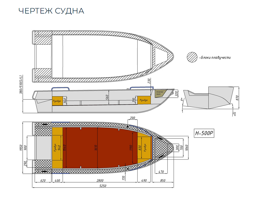 Алюминиевая лодка Неман-500 P в Череповце