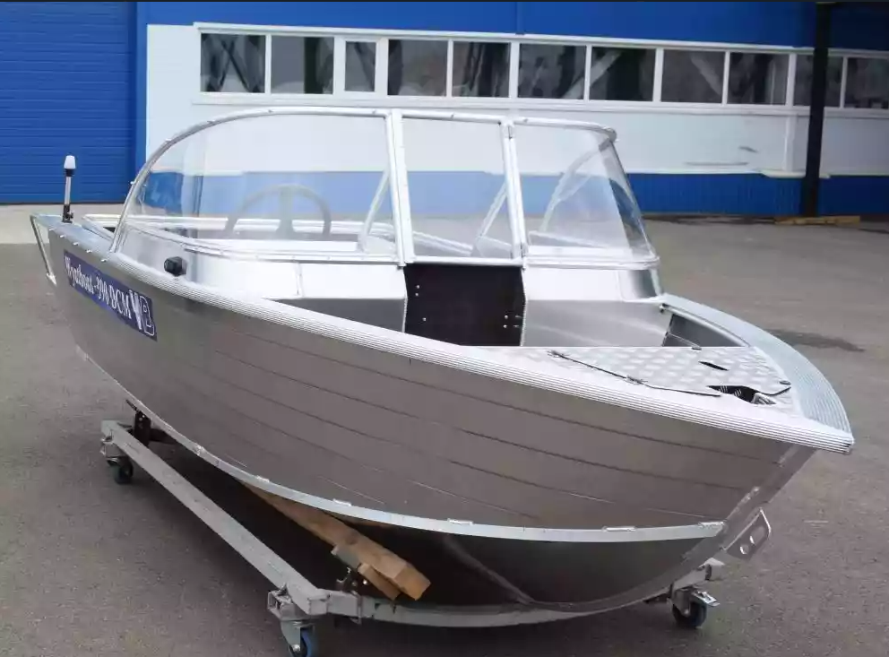 Алюминиевая лодка Wyatboat-390 DCM Увеличенный борт в Череповце
