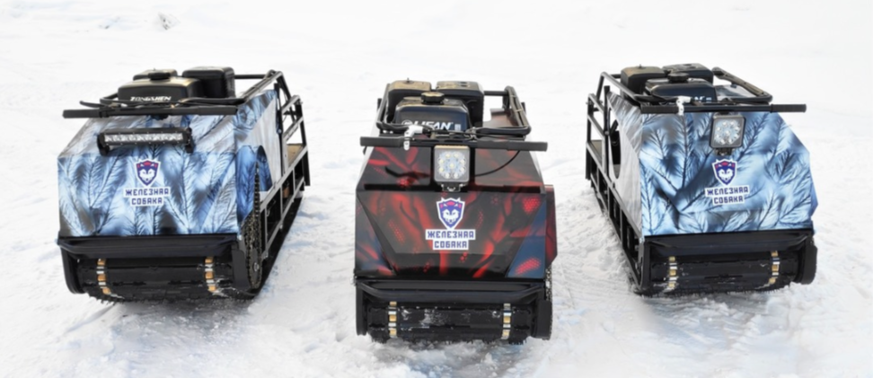 Мотобуксировщик Irondog (Железная собака) M500 15 Камуфляж Охотник в Череповце