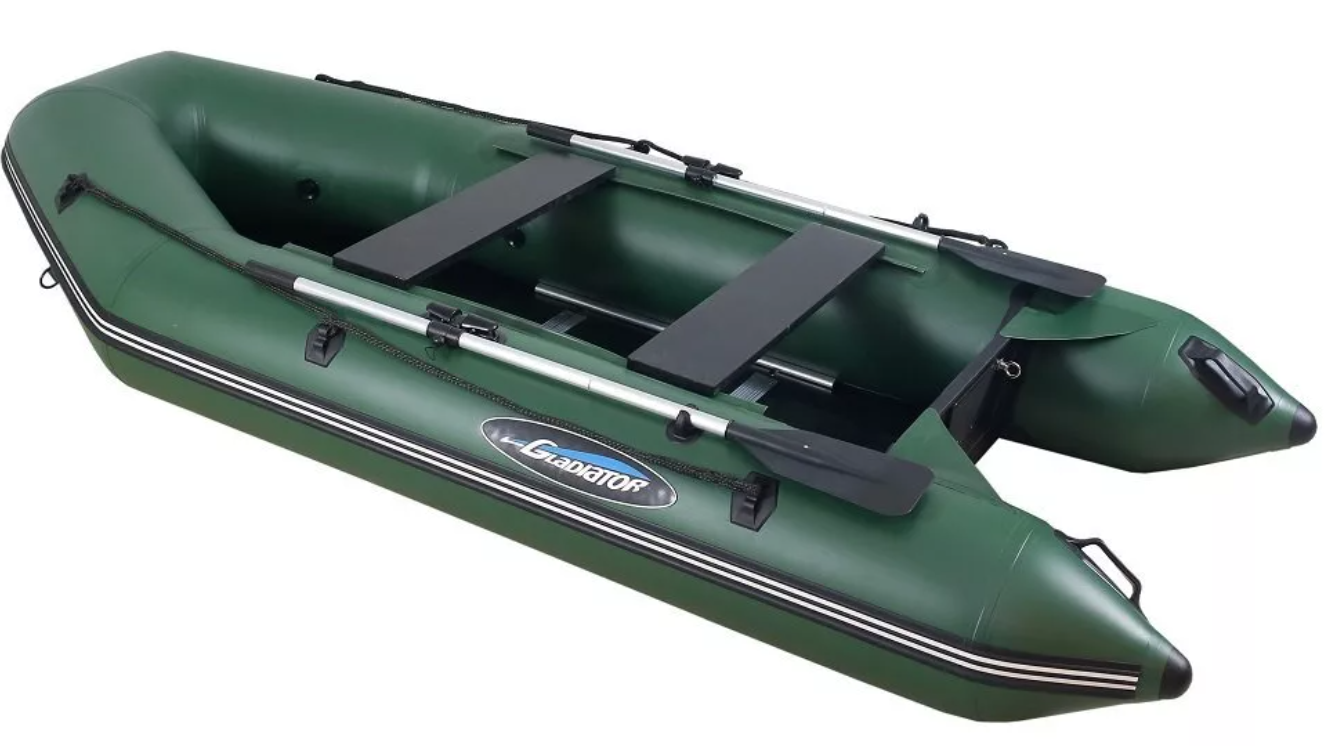 МОТОРНО-ГРЕБНАЯ ЛОДКА ПВХ GLADIATOR A 320 ТК С ФАНЕРНЫМ ПОЛОМ в Череповце