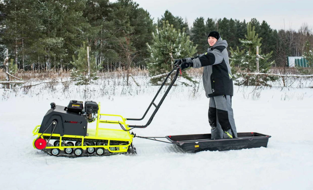 Мотобуксировщик Бурлак ХОЗЯИН-1 (капот ткань) в Череповце