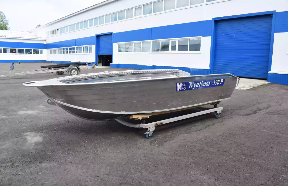 Алюминиевая лодка Wyatboat-390Р Увеличенный борт в Череповце