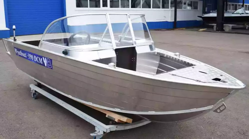 Алюминиевая лодка Wyatboat-390 DCM Увеличенный борт в Череповце