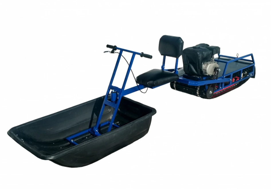 Мотобуксировщик толкач Альбатрос-XL8 с модулем. С фарой, склизы в Череповце