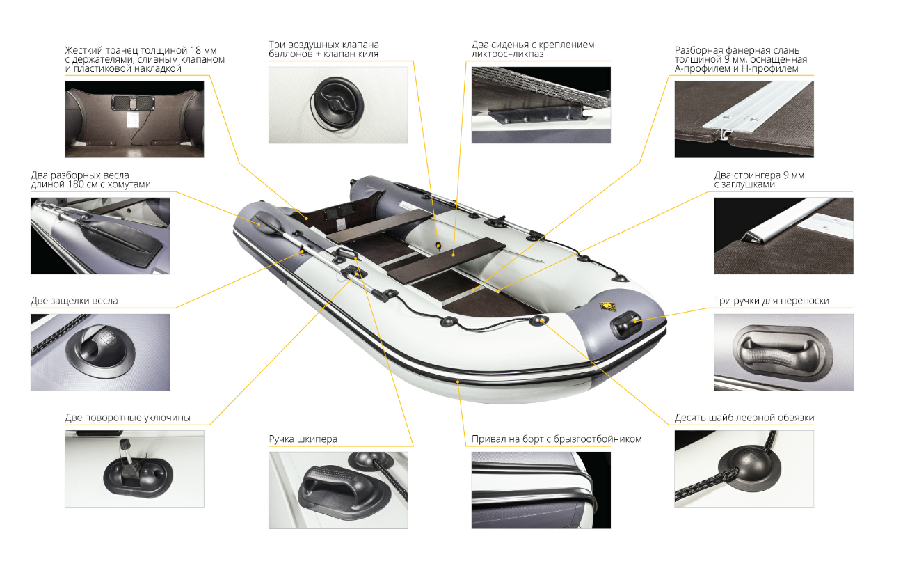Лодка Ривьера Компакт 3600 СК в Череповце