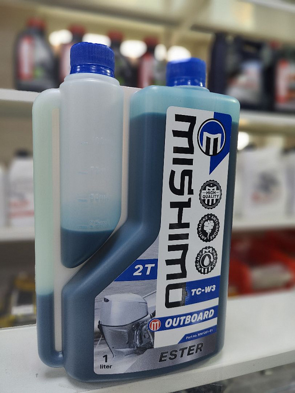 Масло MISHIMO 2T OUTBOARD (ESTER) полусинтетика 1 л в Череповце