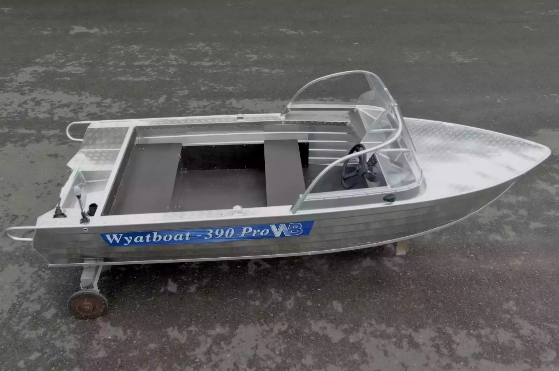 Алюминиевая лодка Wyatboat-390 Pro в Череповце
