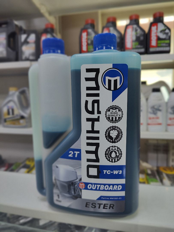 Масло MISHIMO 2T OUTBOARD (ESTER) полусинтетика 1 л в Череповце