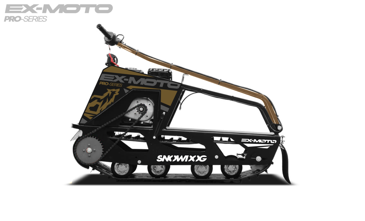 Мотобуксировщик EX-MOTO SNOWDOG S380 8л.с. в Череповце