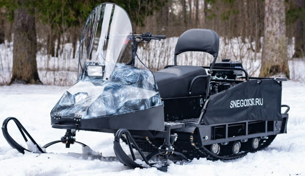 Миниснегоход Бурлак Егерь Экспедитор 15 л.с. , реверс, тормоз, капот белый в Череповце