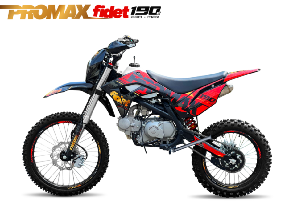 Мотоцикл (питбайк) PROMAX FIDET (ФАЙДЕТ) 190E MAX PRO LUX 19/16 в Череповце