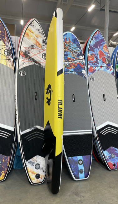 SUP ДОСКА-КАЯК 2 В 1 RAIDEX ALOHA YELLO 10.6’ (320СМ) в Череповце
