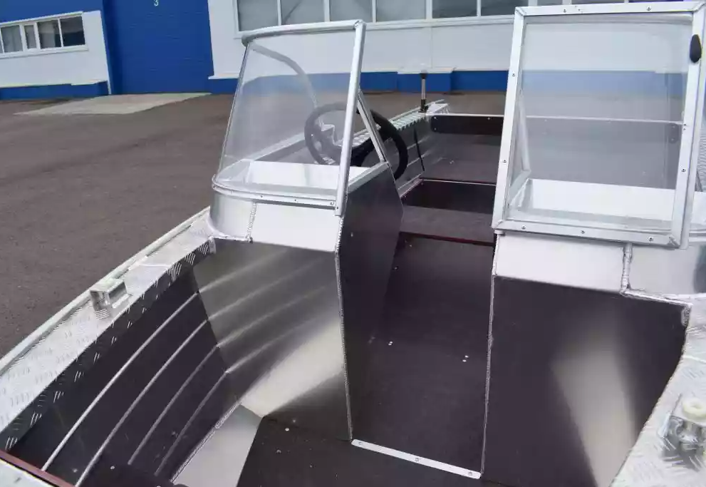 Алюминиевая лодка Wyatboat-390 DCM Увеличенный борт в Череповце
