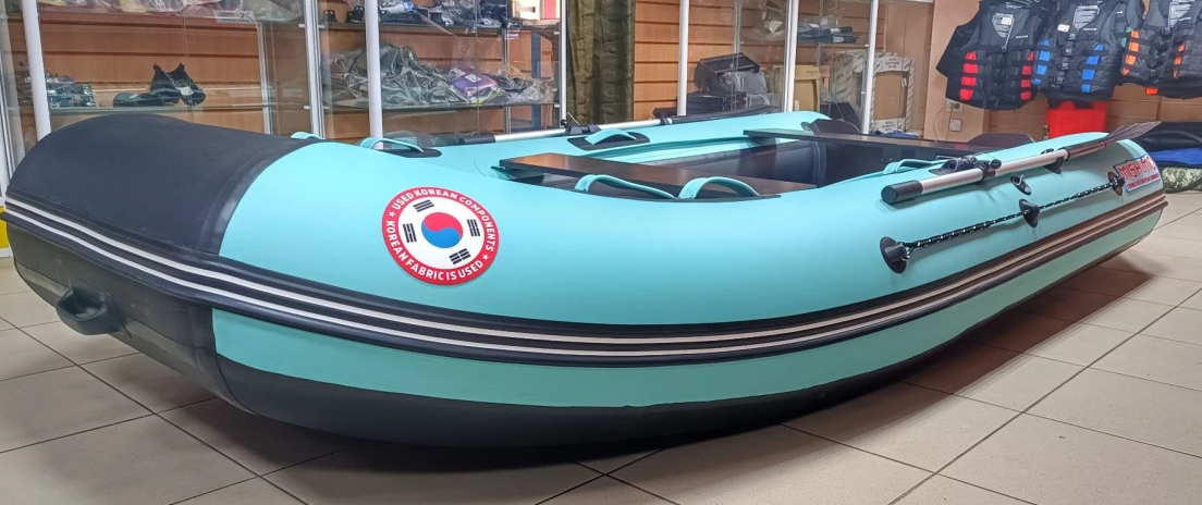 КОМПЛЕКТ ЛОДКА MISHIMO LITE 350 + МОТОР 9,8 Л.С. в Череповце