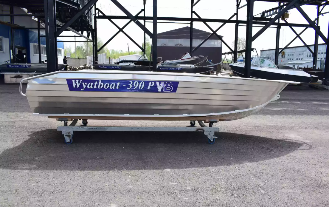 Алюминиевая лодка Wyatboat-390Р Увеличенный борт в Череповце