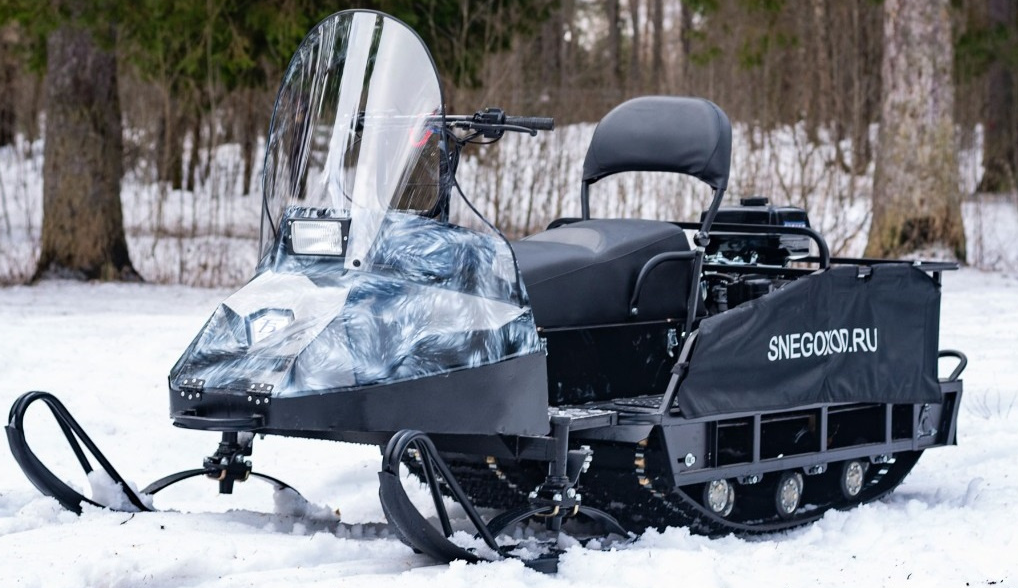 Миниснегоход Бурлак Егерь Экспедитор 15 л.с. , реверс, тормоз, капот белый в Череповце