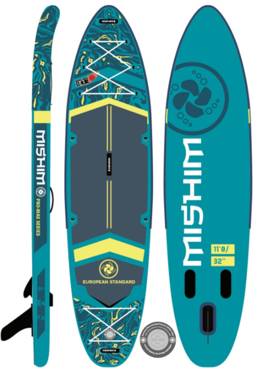 SUP (САП) Доска MISHIMO PRO-MAX Light Teal 11,6’ (355см) в Череповце