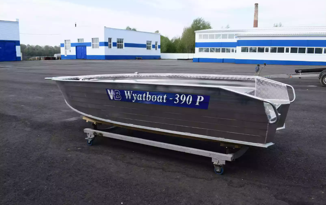 Алюминиевая лодка Wyatboat-390Р Увеличенный борт в Череповце