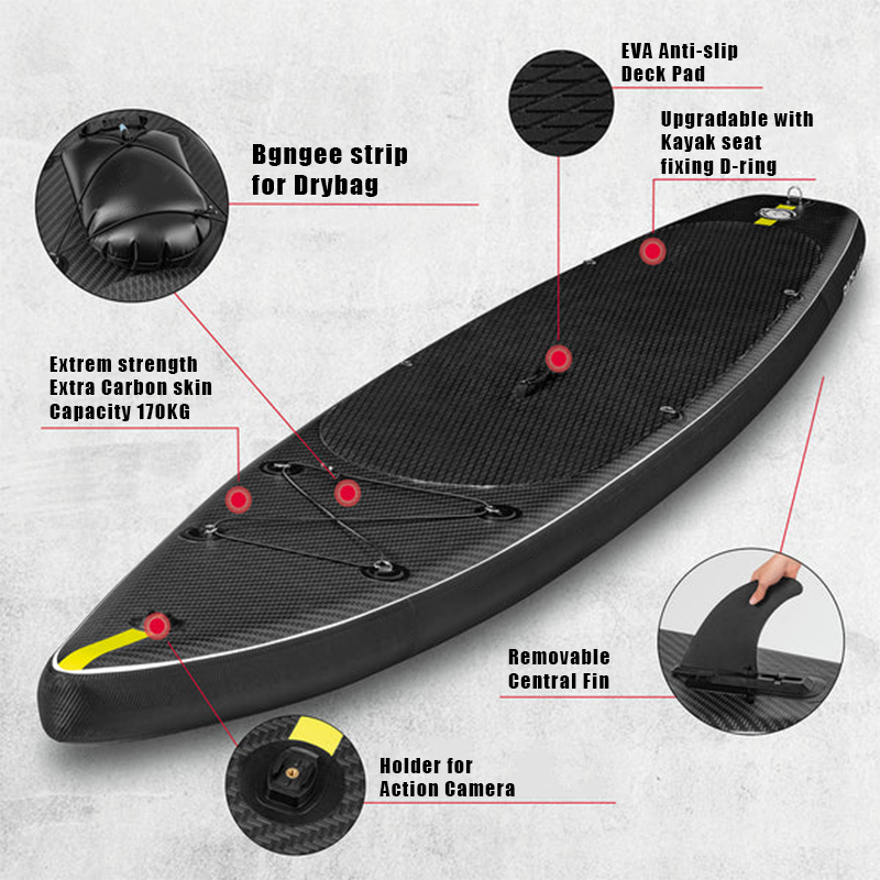 SUP (САП) ДОСКА MISHIMO CARBON DARKSIDE 10.6’ (325СМ) в Череповце