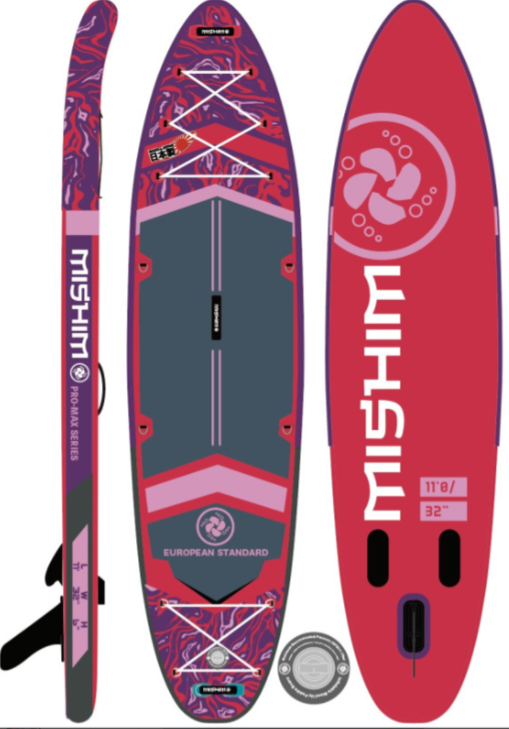 SUP (САП) Доска MISHIMO PRO-MAX Viva Magenta 10.8’ (330см) в Череповце