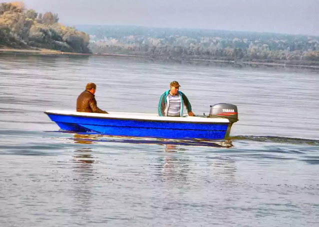 Стеклопластиковая лодка Wyatboat 430 тримаран в Череповце