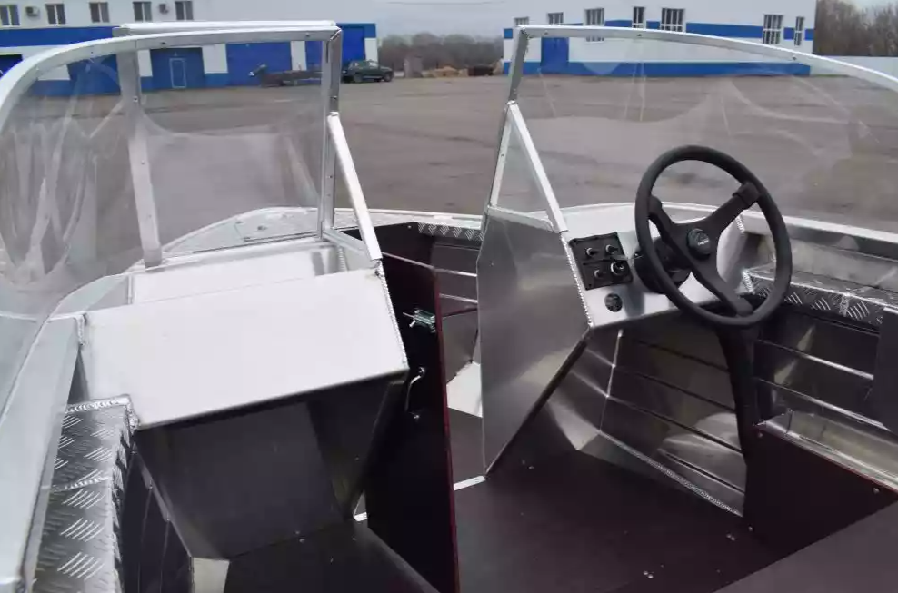 Алюминиевая лодка Wyatboat-390 DCM Увеличенный борт в Череповце