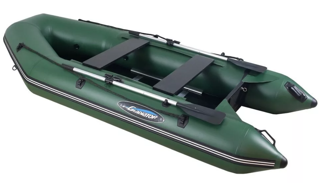 МОТОРНО-ГРЕБНАЯ ЛОДКА ПВХ GLADIATOR А 340 ТК С ФАНЕРНЫМ ПОЛОМ в Череповце