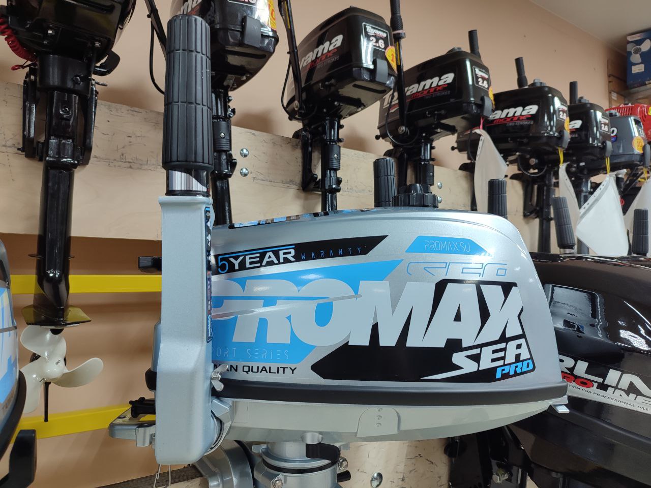 Лодочный мотор PROMAX SP5FHS (внешний бак 12 л) в Череповце