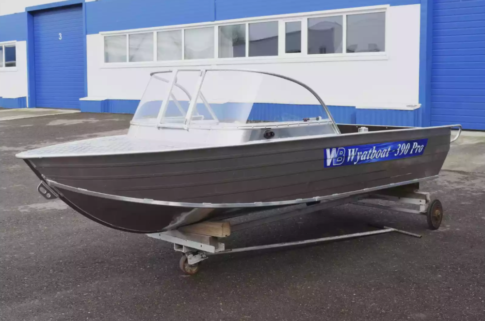 Алюминиевая лодка Wyatboat-390 Pro в Череповце