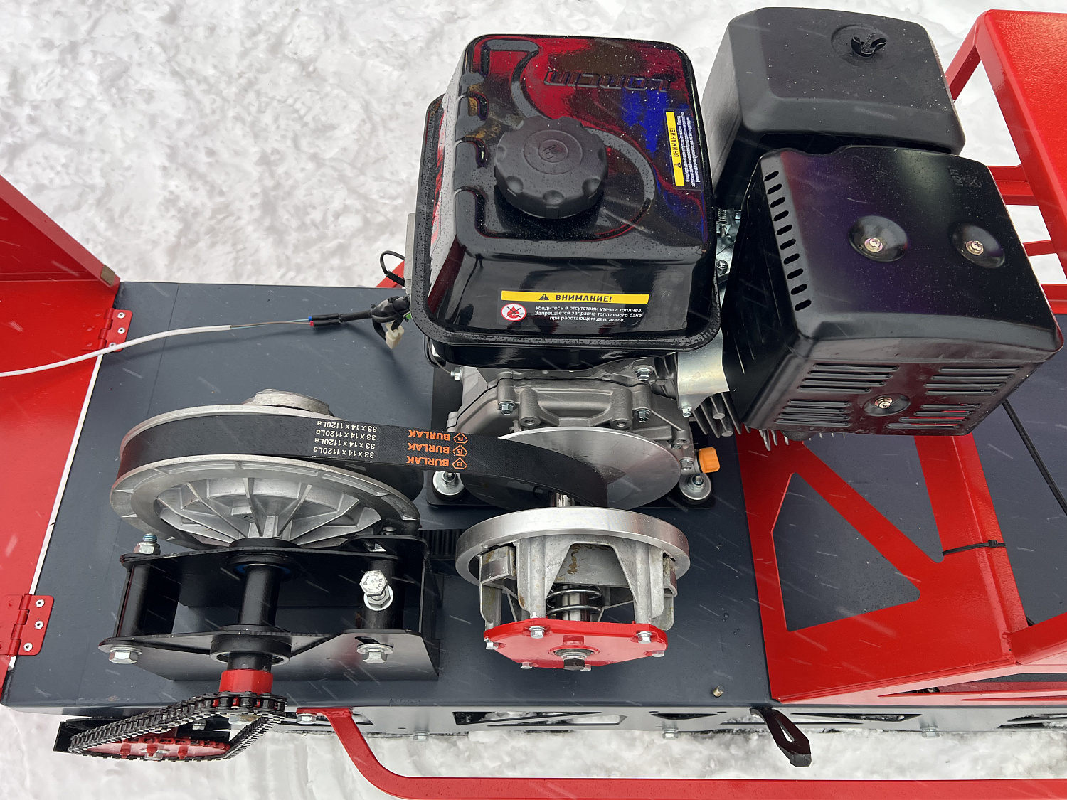 Мотобуксировщик EX-MOTO SNOWDOG S500 15л.с в Череповце