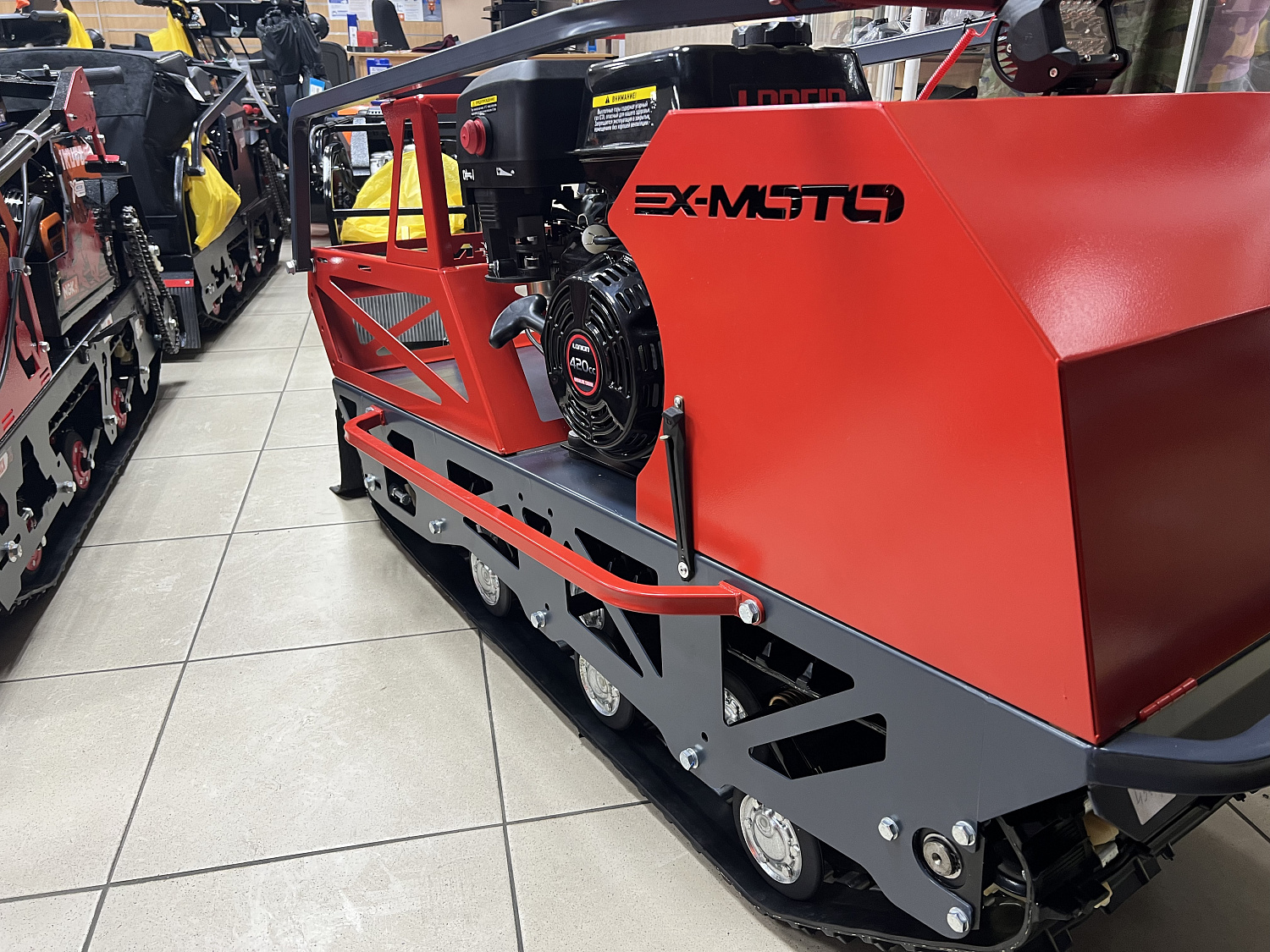 Мотобуксировщик EX-MOTO SNOWDOG S500 15л.с в Череповце