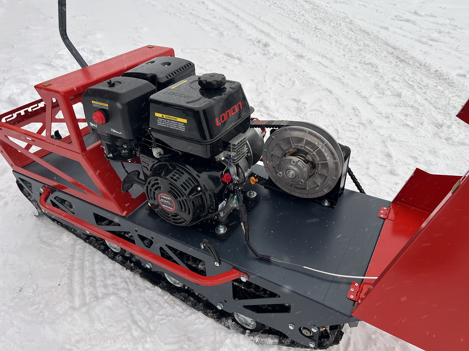 Мотобуксировщик EX-MOTO SNOWDOG S500 15л.с в Череповце