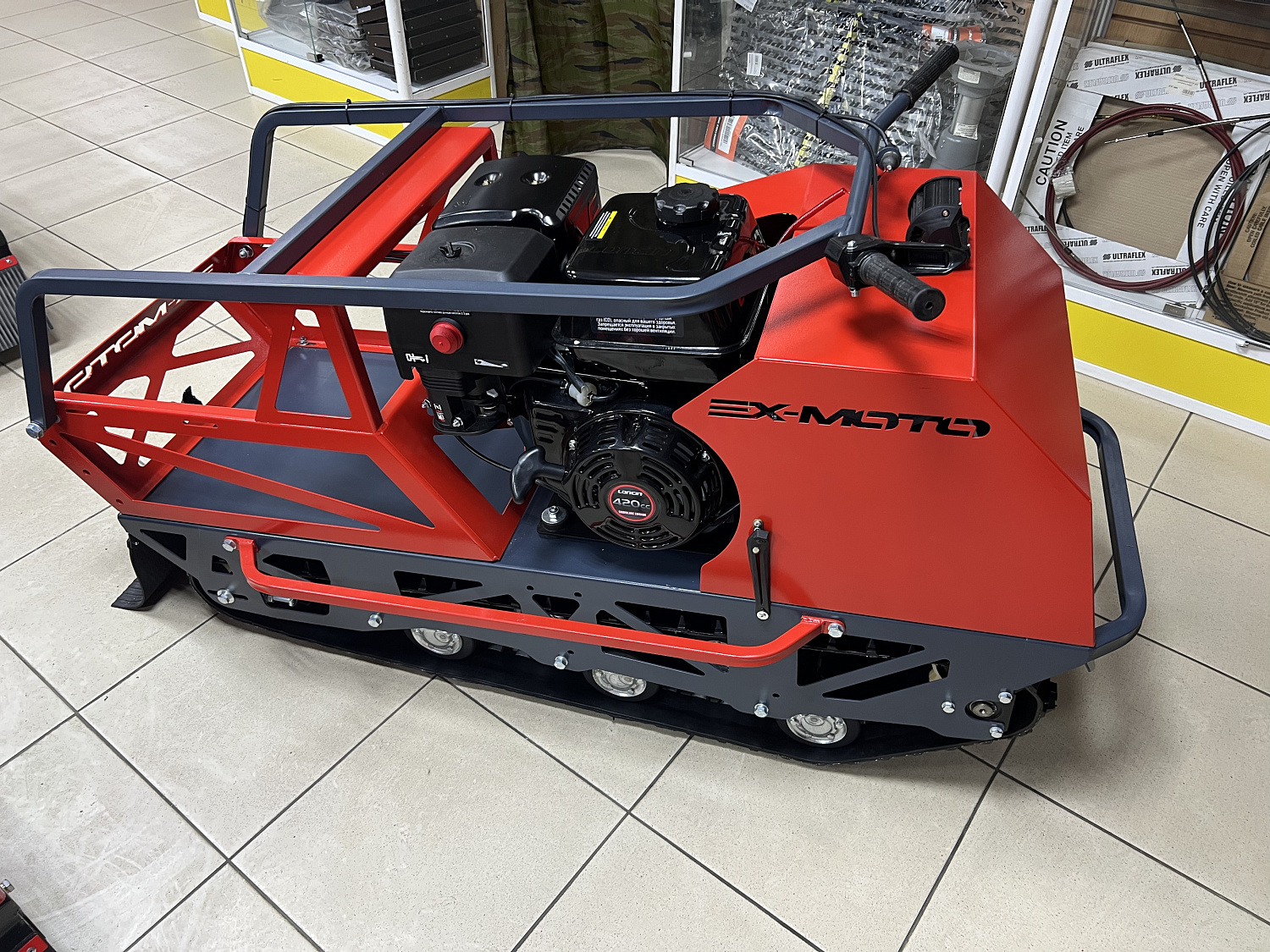 Мотобуксировщик EX-MOTO SNOWDOG S500 15л.с в Череповце