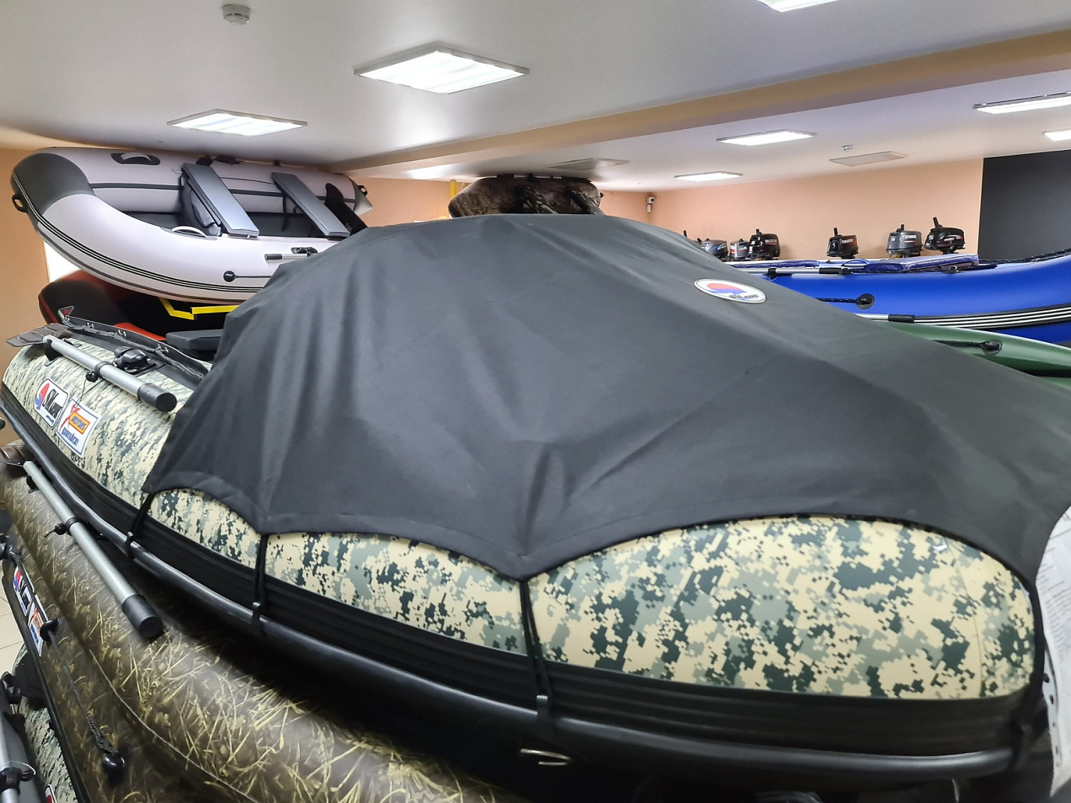 КОМПЛЕКТ НОСОВОГО ТЕНТА К ЛОДКЕ SMARINE AIR MAX 380 ЧЕРНЫЙ в Череповце