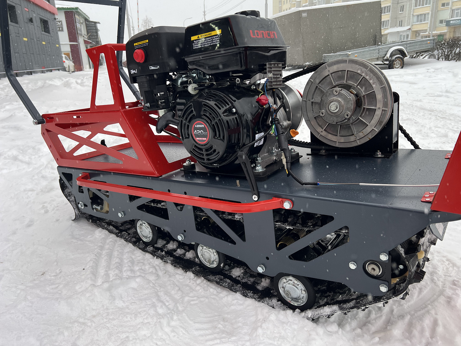 Мотобуксировщик EX-MOTO SNOWDOG S500 15л.с в Череповце