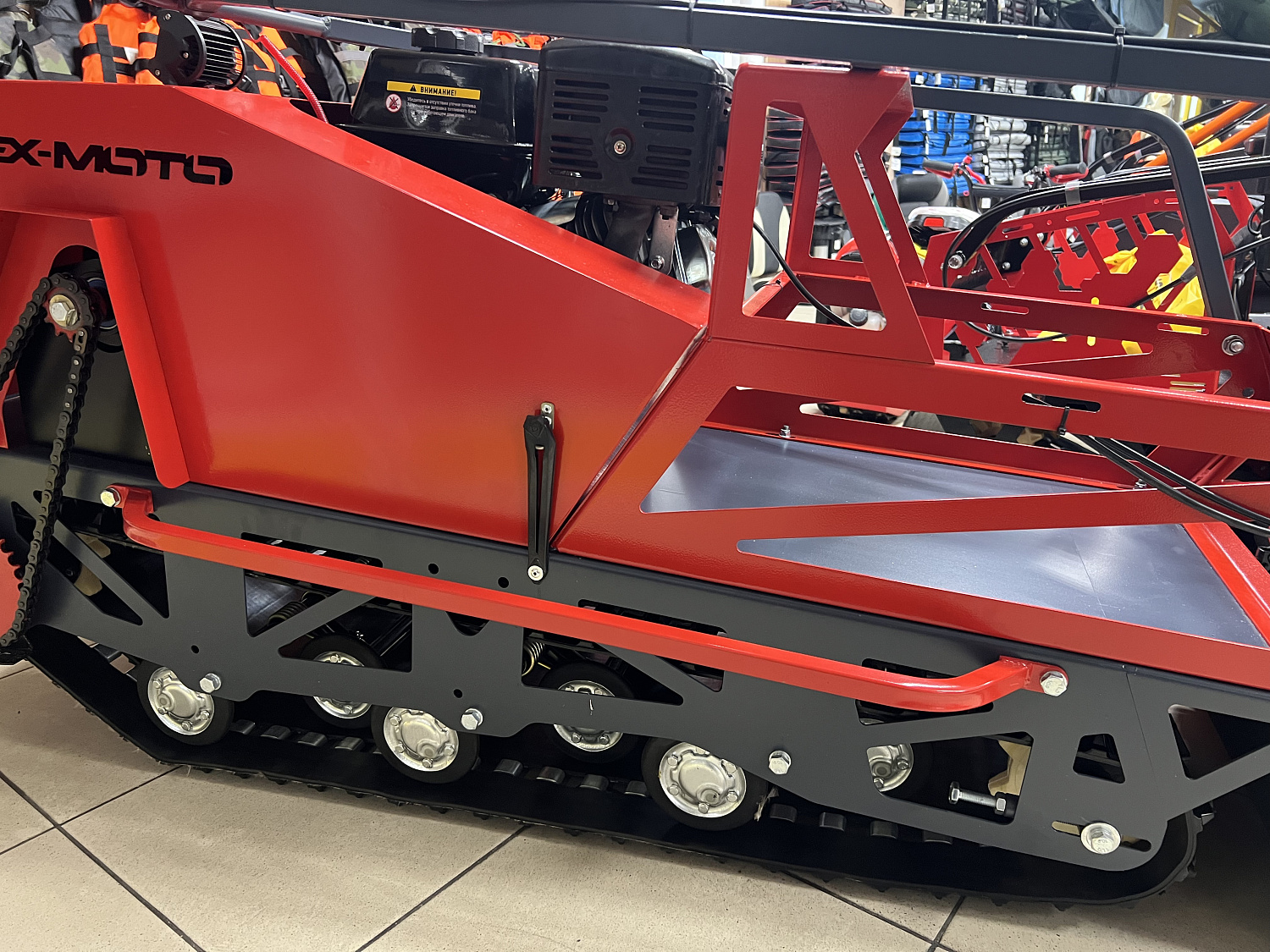 Мотобуксировщик EX-MOTO SNOWDOG S500 15л.с в Череповце