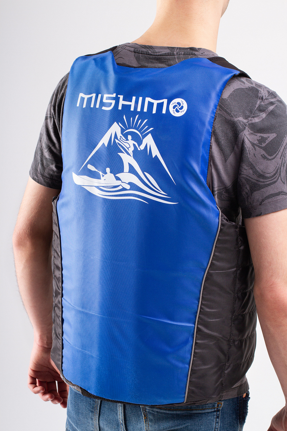 Жилет спасательный MISHIMO PRO Премиум качества Черно-синий в Череповце