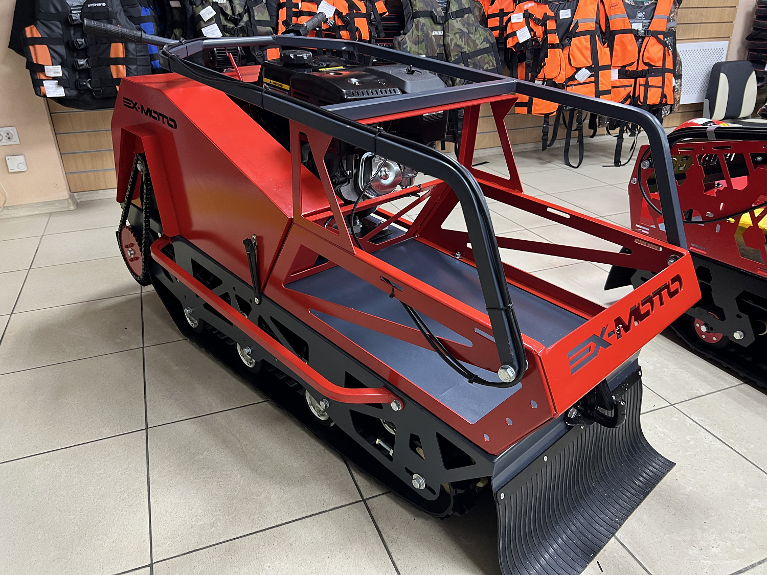 Мотобуксировщик EX-MOTO SNOWDOG S500 15л.с в Череповце