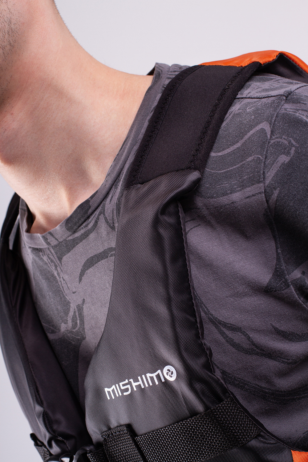 Жилет спасательный MISHIMO PRO Премиум качества Черно-оранжевый в Череповце